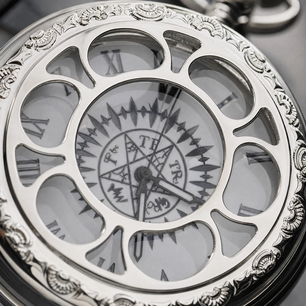 Royal Opera Pocket Watch Engraved Roman Dial