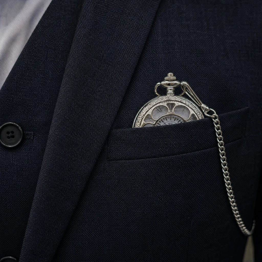 Royal Opera Pocket Watch Engraved Roman Dial