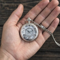 Royal Opera Pocket Watch Engraved Roman Dial