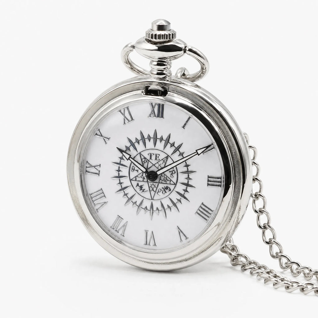 Royal Opera Pocket Watch Engraved Roman Dial