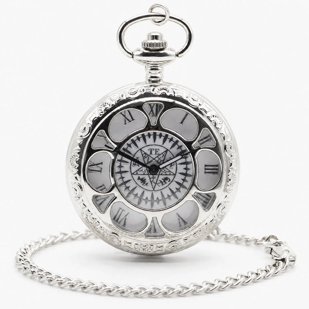 Royal Opera Pocket Watch Engraved Roman Dial