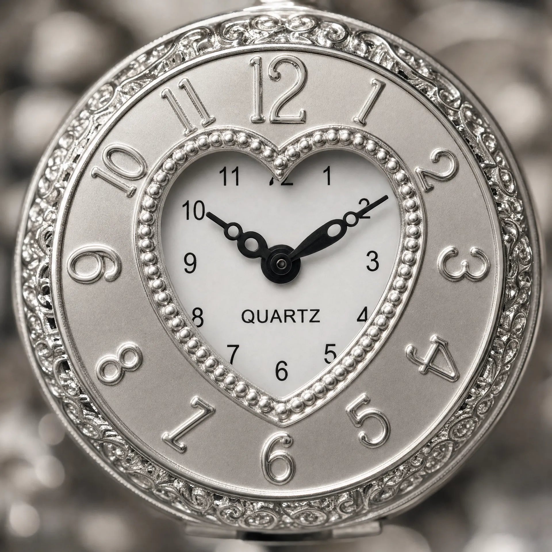 Royal Opera Pocket Watch Heart Skeleton