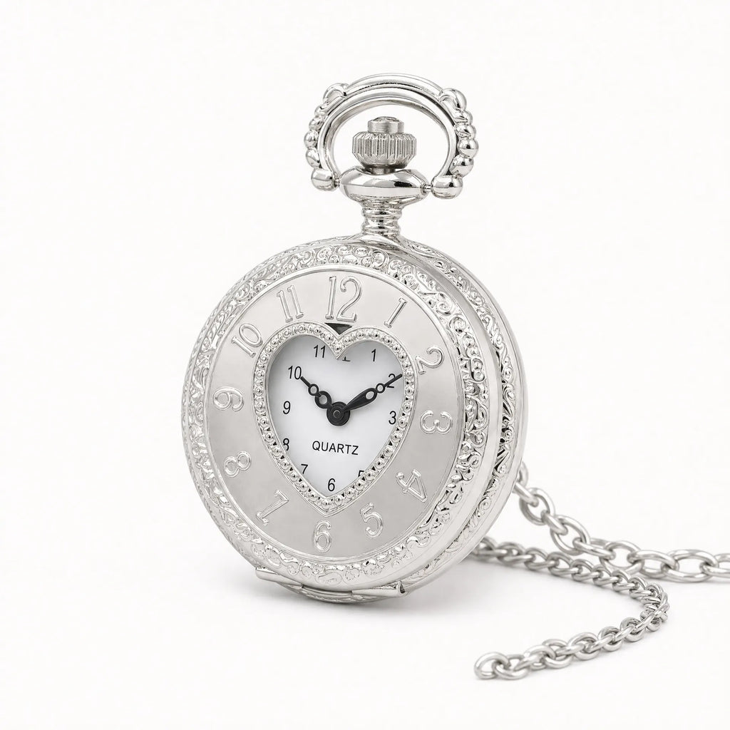 Royal Opera Pocket Watch Heart Skeleton