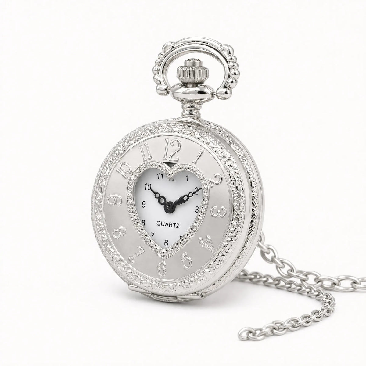 Royal Opera Pocket Watch Heart Skeleton