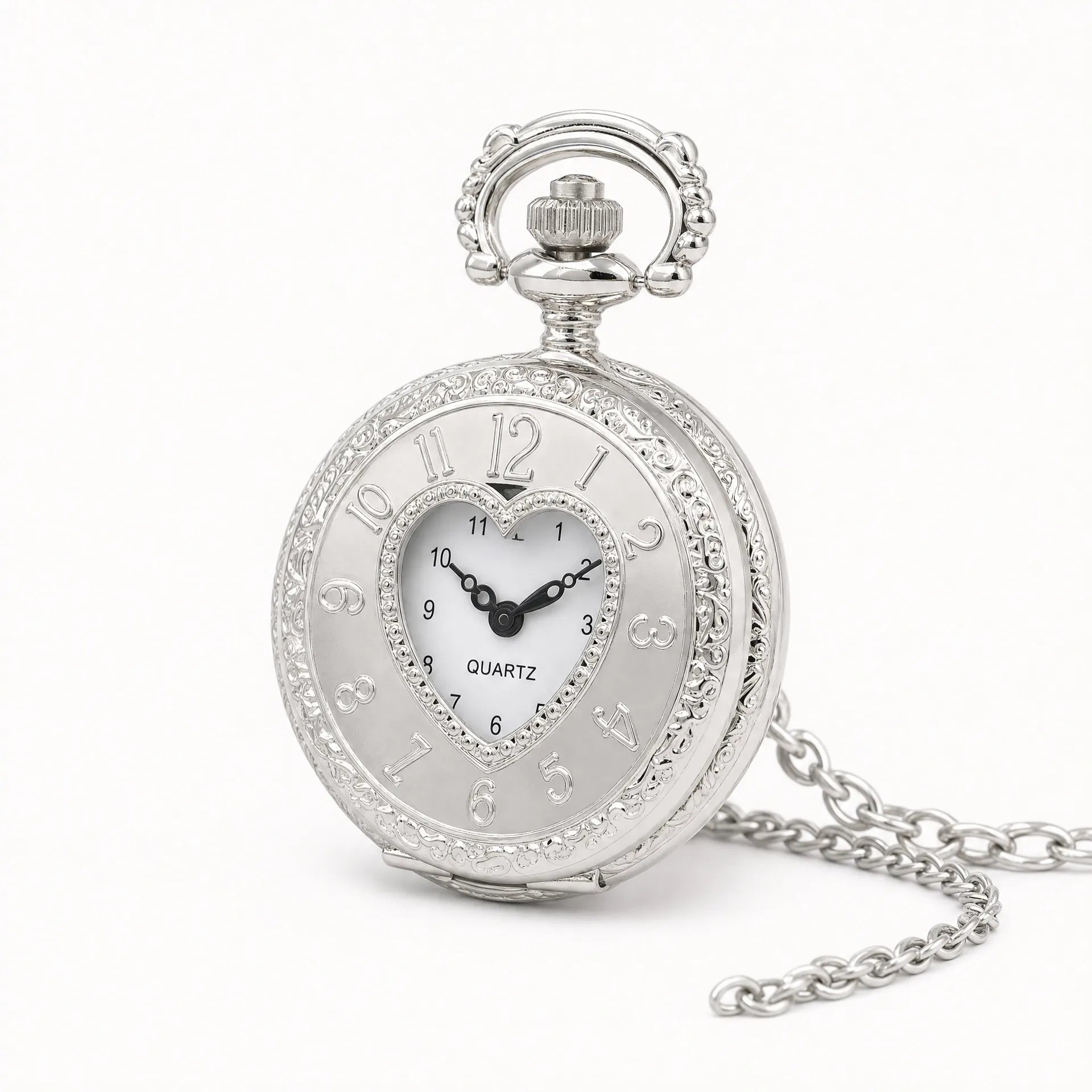 Royal Opera Pocket Watch Heart Skeleton