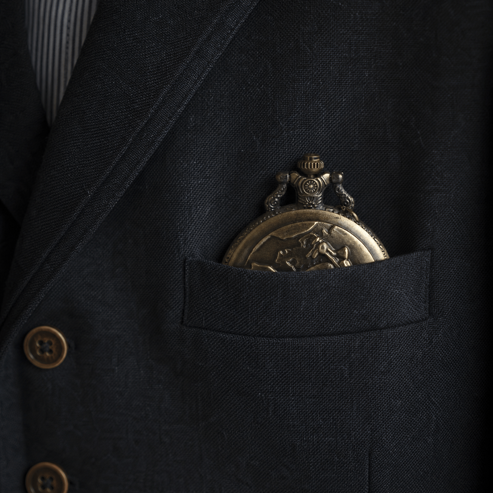 Royal Opera Pocket Watch Hunter Case For Men
