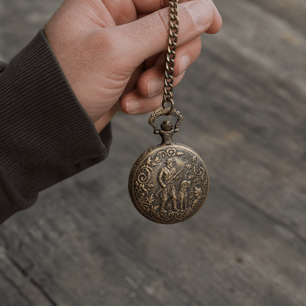 Royal Opera Pocket Watch Hunter Case Quartz