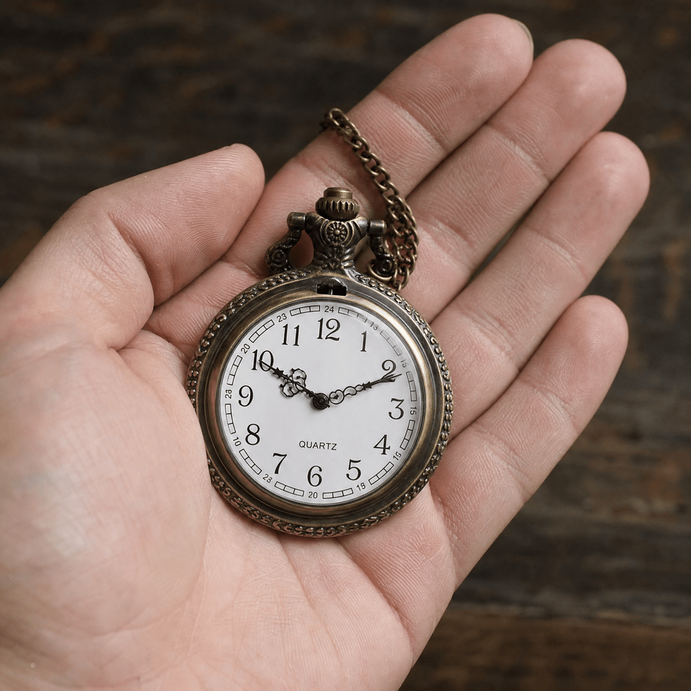 Royal Opera Pocket Watch Hunter Case Quartz