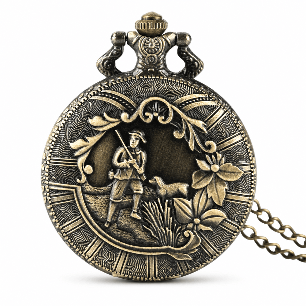 Royal Opera Pocket Watch Hunter Case Quartz