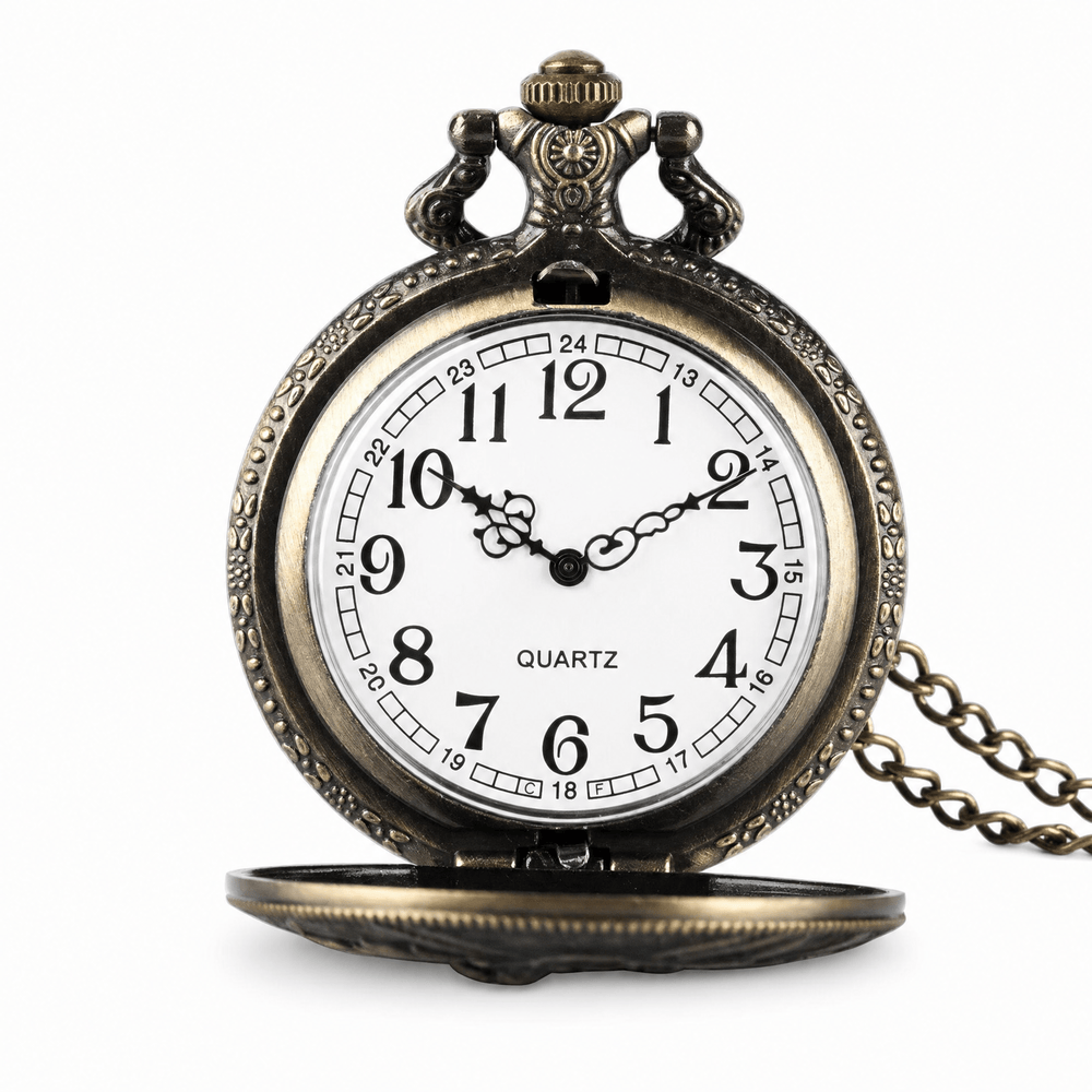 Royal Opera Pocket Watch Hunter Case Quartz