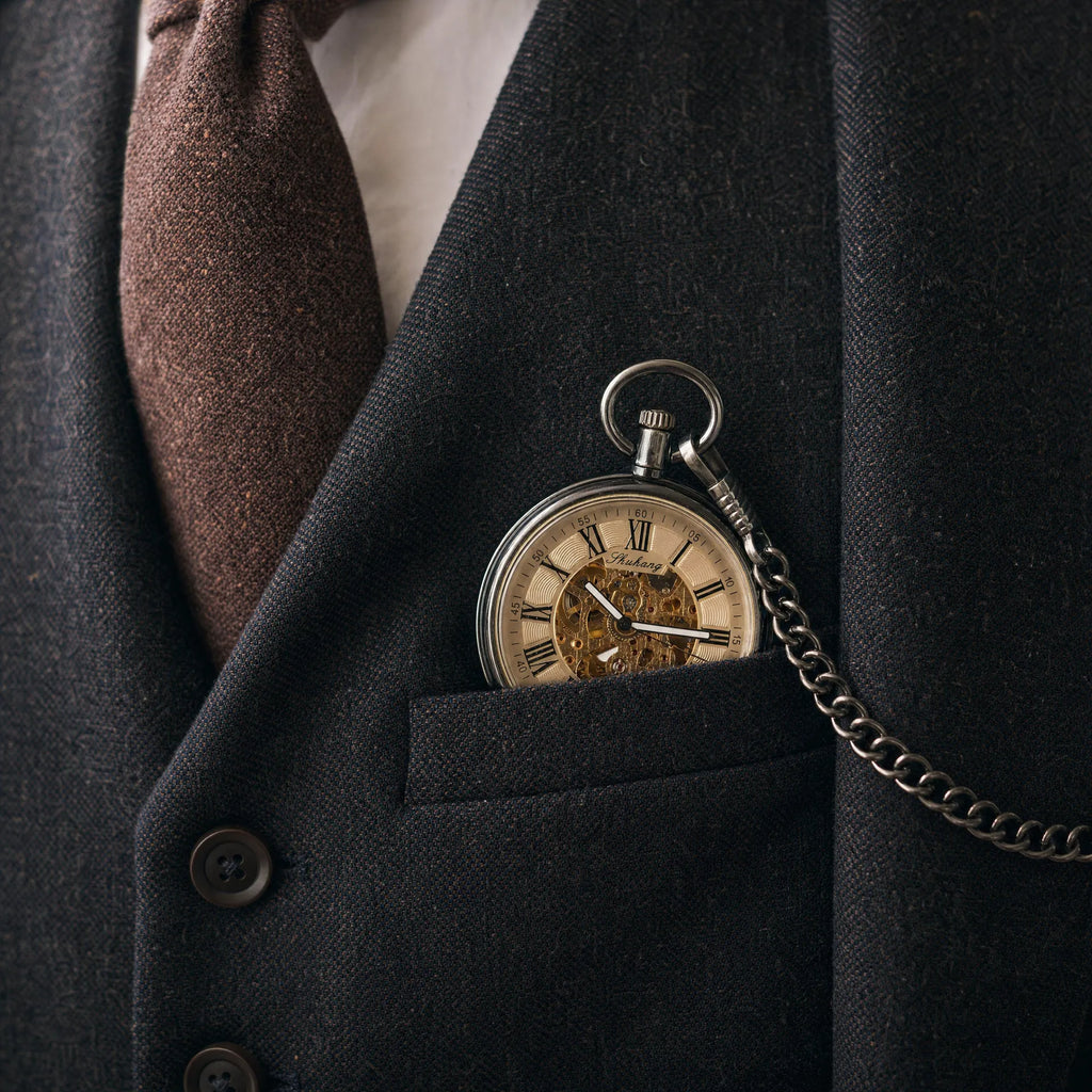 Royal Opera Pocket Watch Hunter Case Roman Numerals