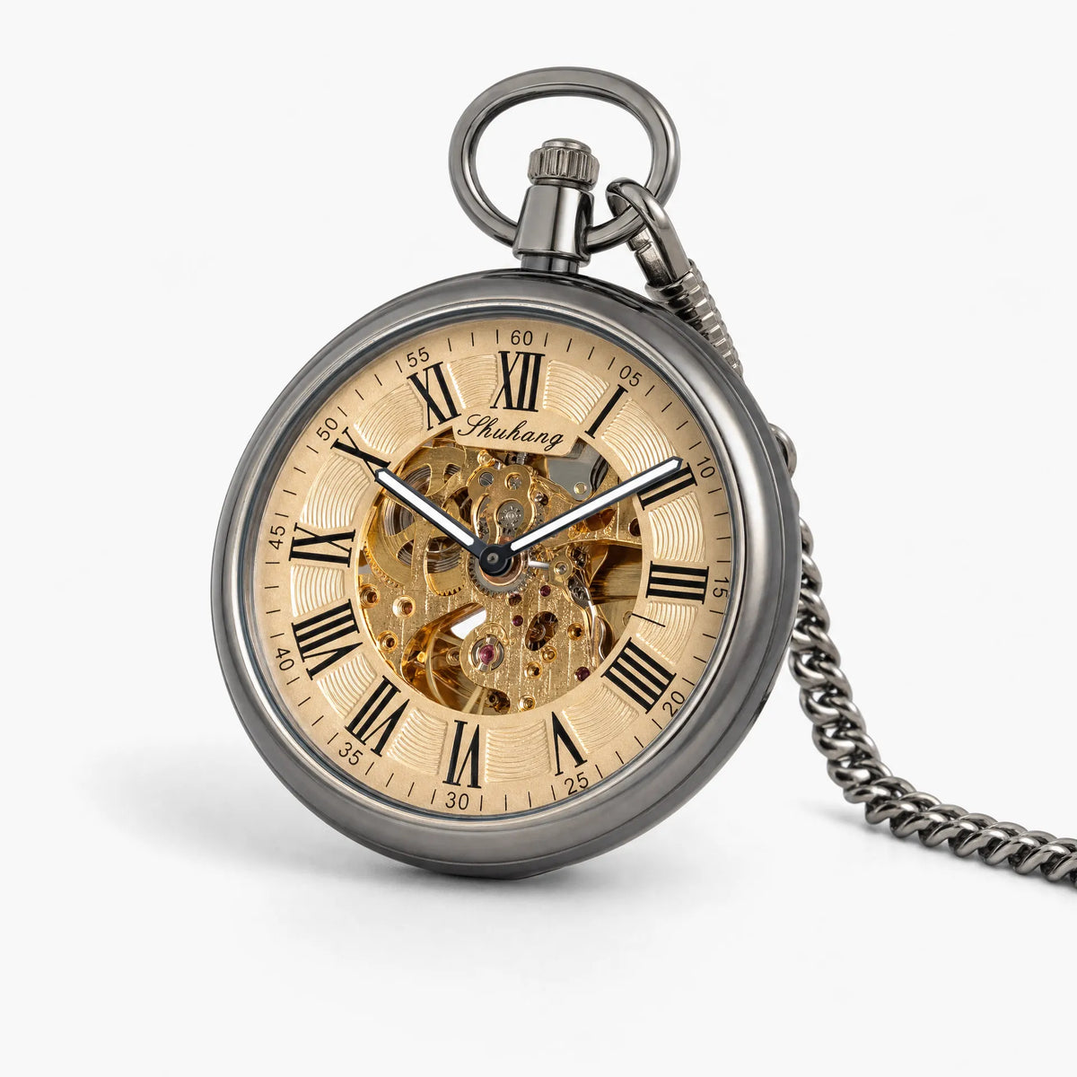 Royal Opera Pocket Watch Hunter Case Roman Numerals