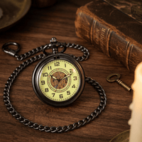 Royal Opera Pocket Watch Luminous Skeleton