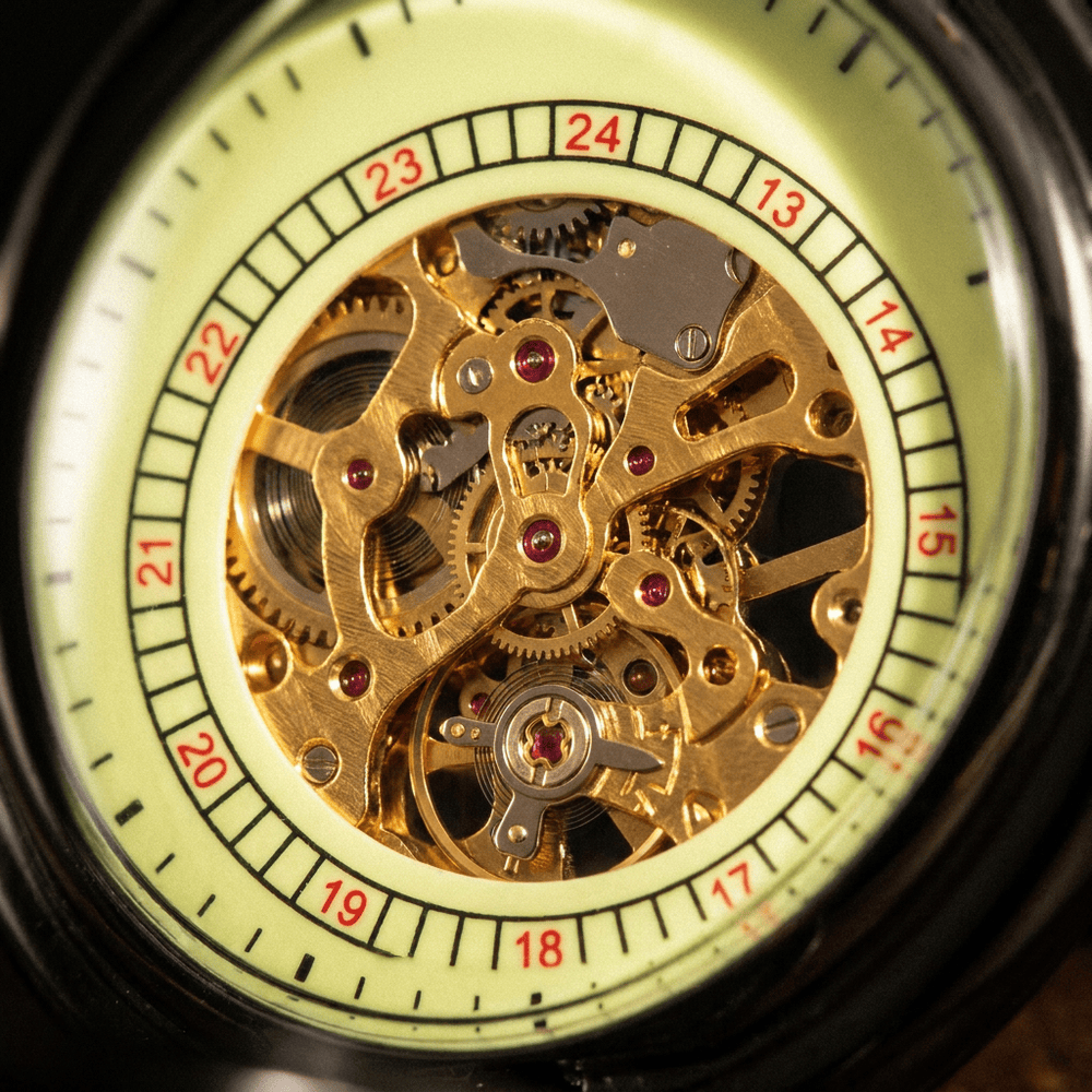Royal Opera Pocket Watch Luminous Skeleton