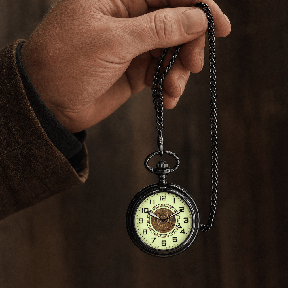 Royal Opera Pocket Watch Luminous Skeleton