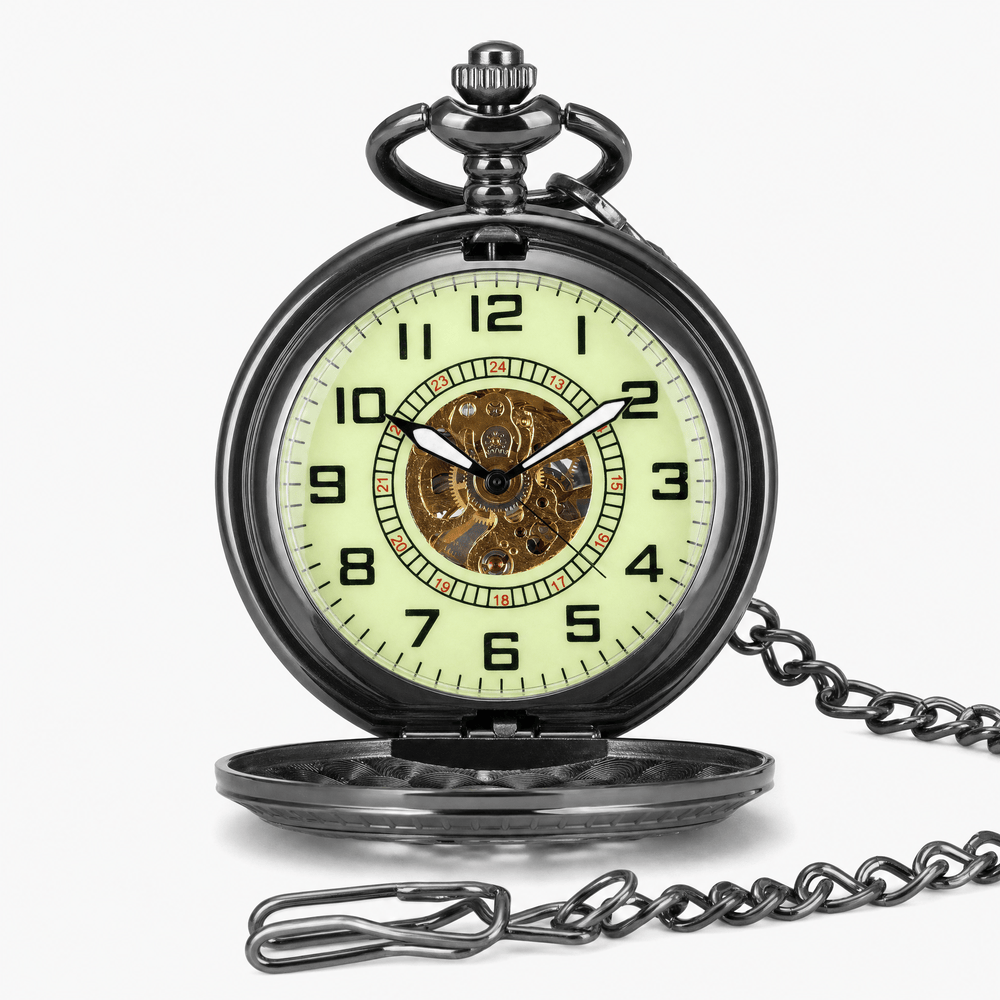 Royal Opera Pocket Watch Luminous Skeleton
