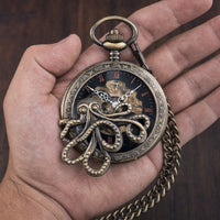 Royal Opera Pocket Watch Octopus Engraved