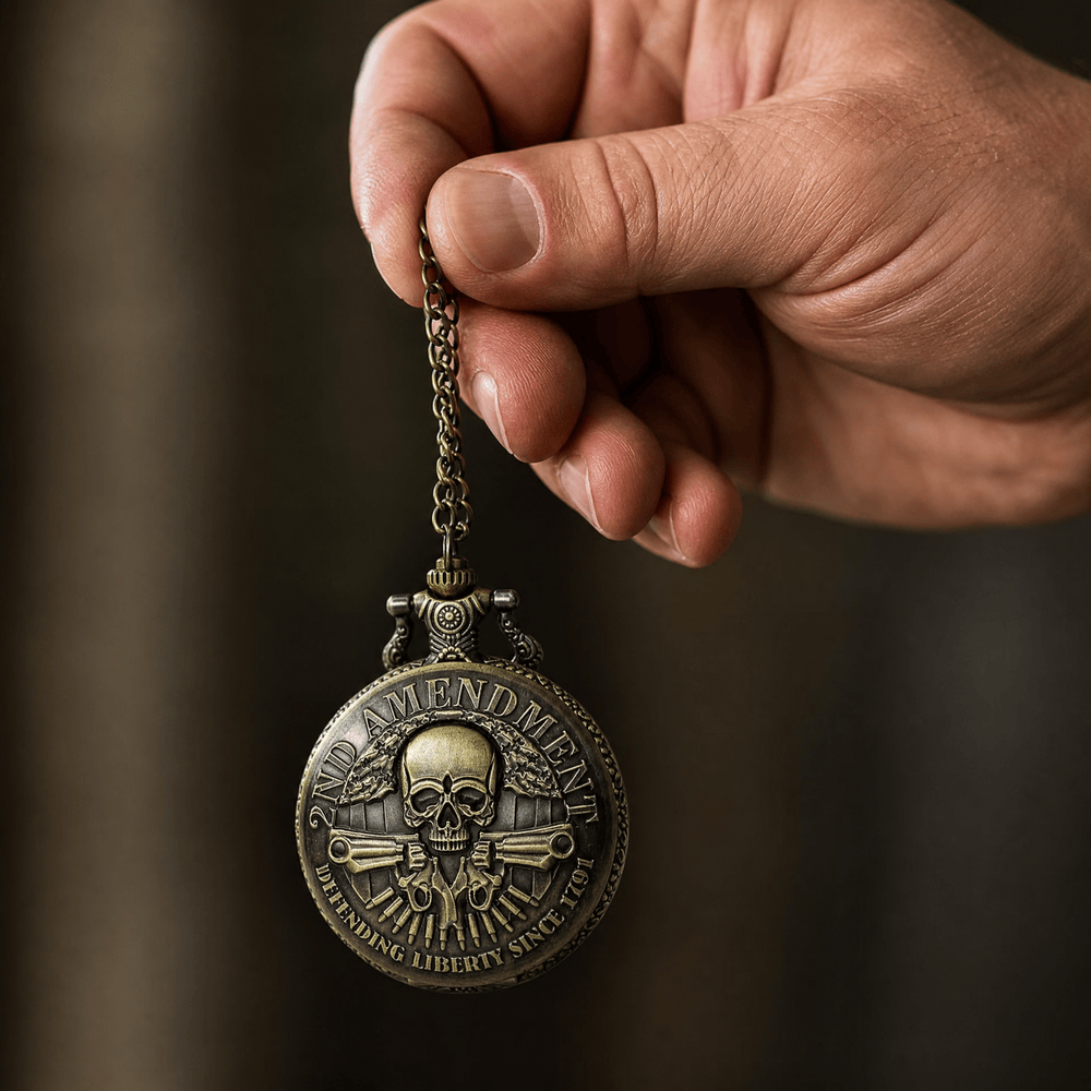 Royal Opera Pocket Watch Open Face Chain