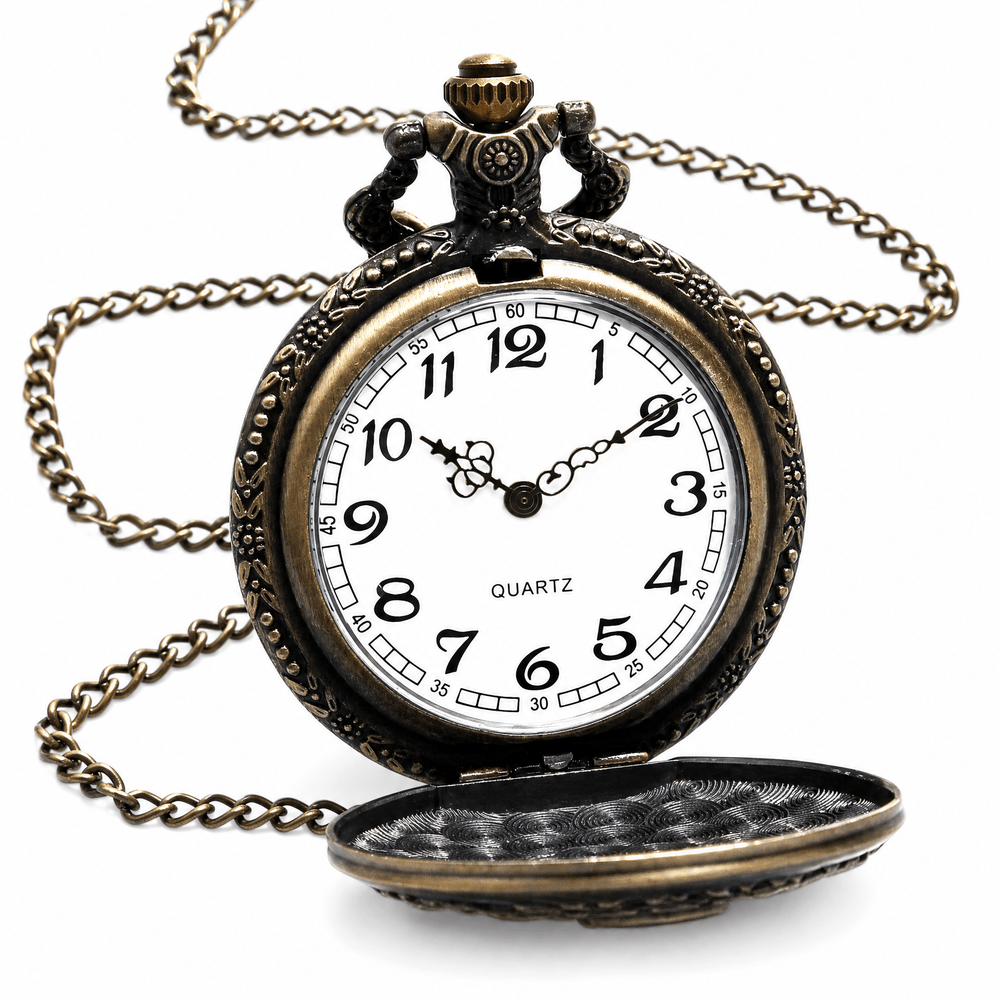 Royal Opera Pocket Watch Open Face Chain