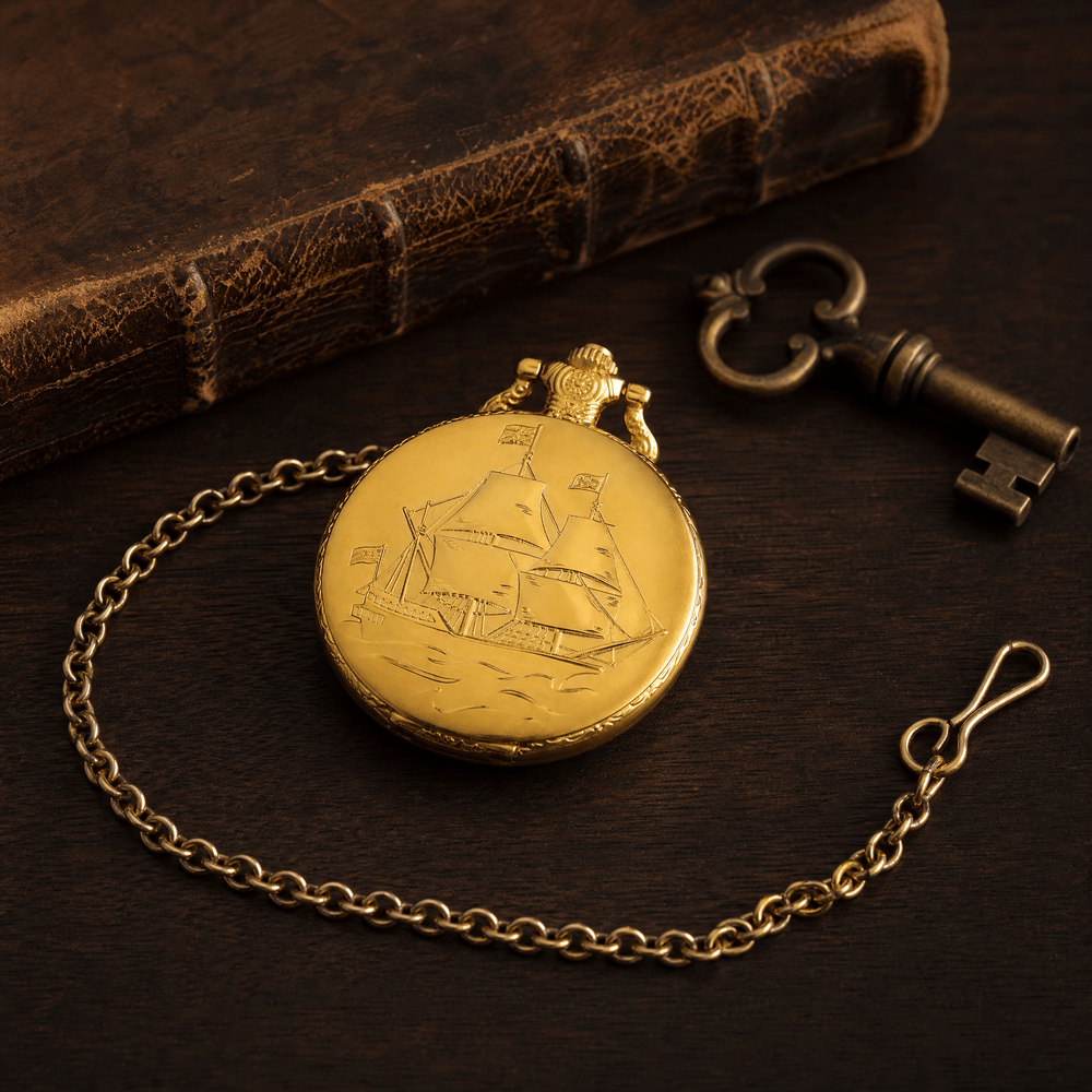 Royal Opera Pocket Watch Open Face For Gentlemen
