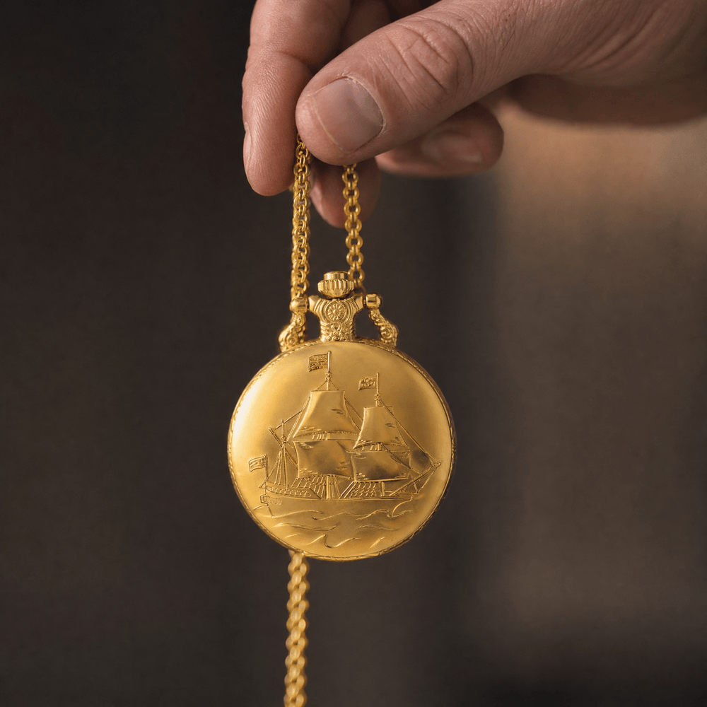 Royal Opera Pocket Watch Open Face For Gentlemen
