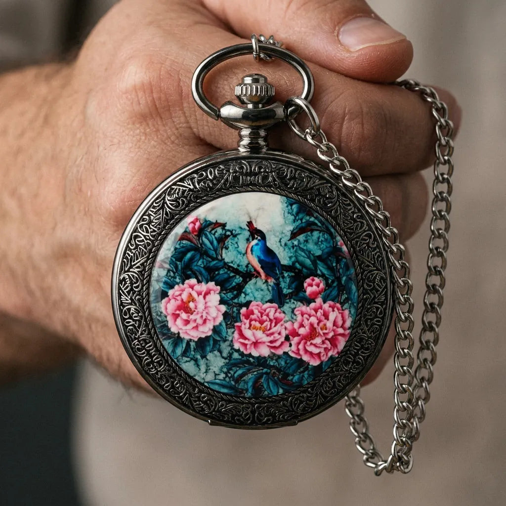 Royal Opera Pocket Watch Open Face For Women