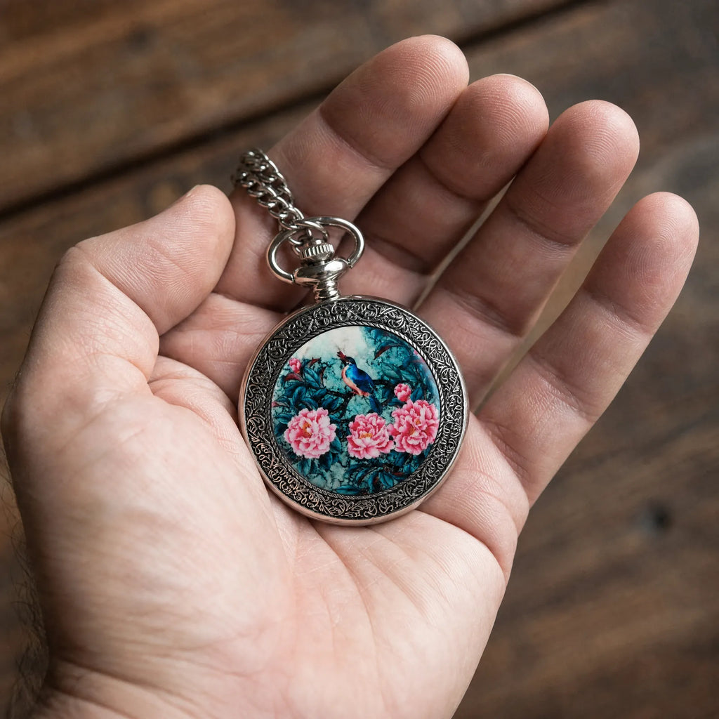 Royal Opera Pocket Watch Open Face For Women