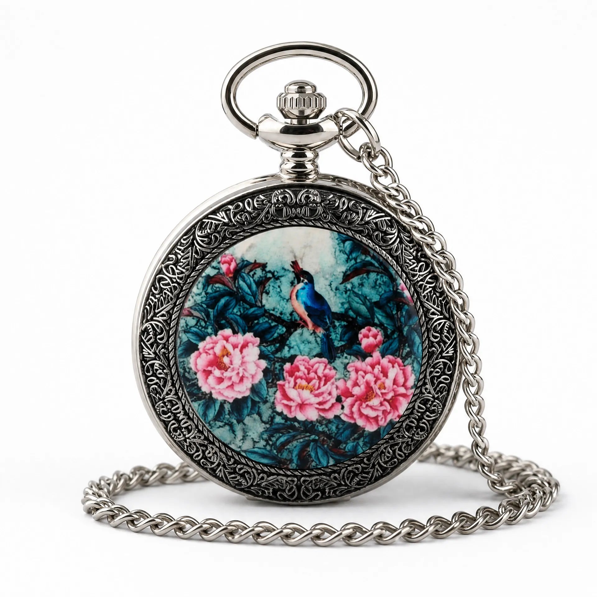 Royal Opera Pocket Watch Open Face For Women