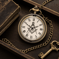 Royal Opera Pocket Watch Open Face Masonic