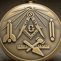 Royal Opera Pocket Watch Open Face Masonic