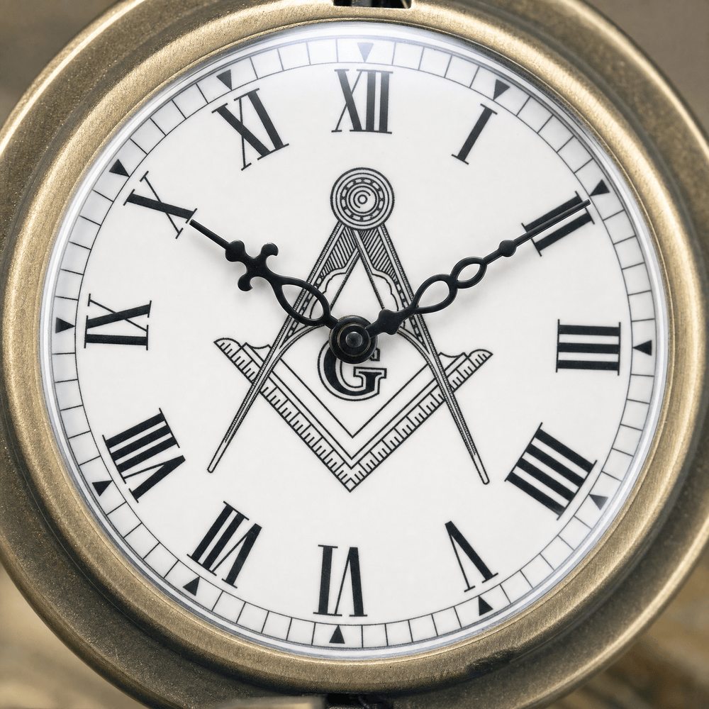 Royal Opera Pocket Watch Open Face Masonic