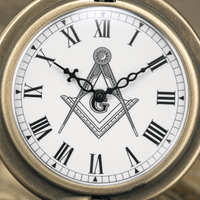 Royal Opera Pocket Watch Open Face Masonic