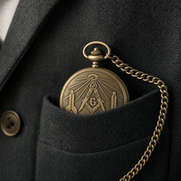 Royal Opera Pocket Watch Open Face Masonic