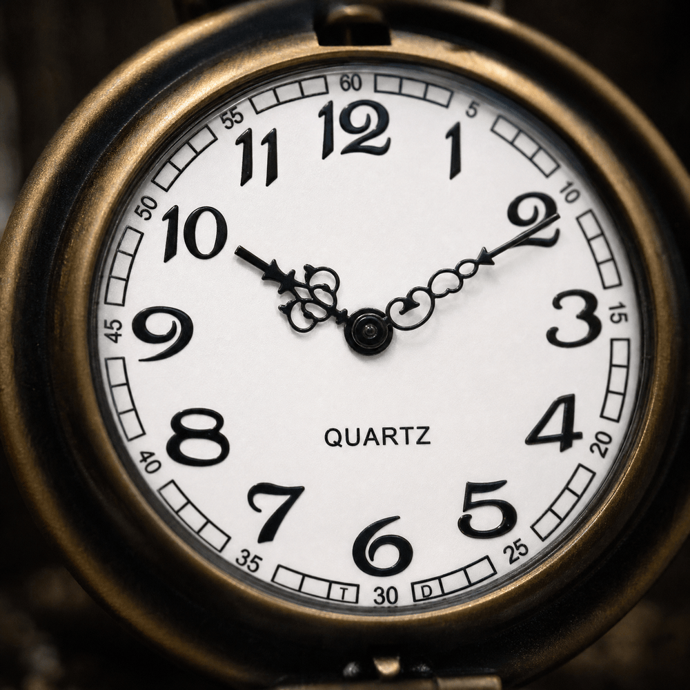 Royal Opera Pocket Watch Open Face Ornate Hands Image