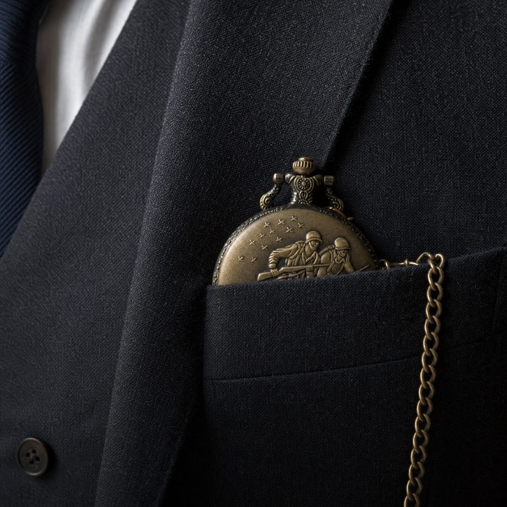 Royal Opera Pocket Watch Open Face Quartz