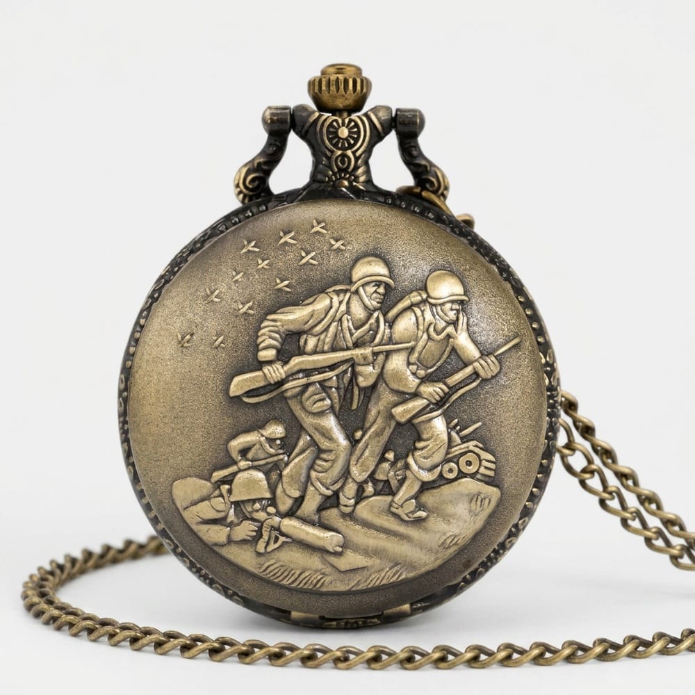 Royal Opera Pocket Watch Open Face Quartz