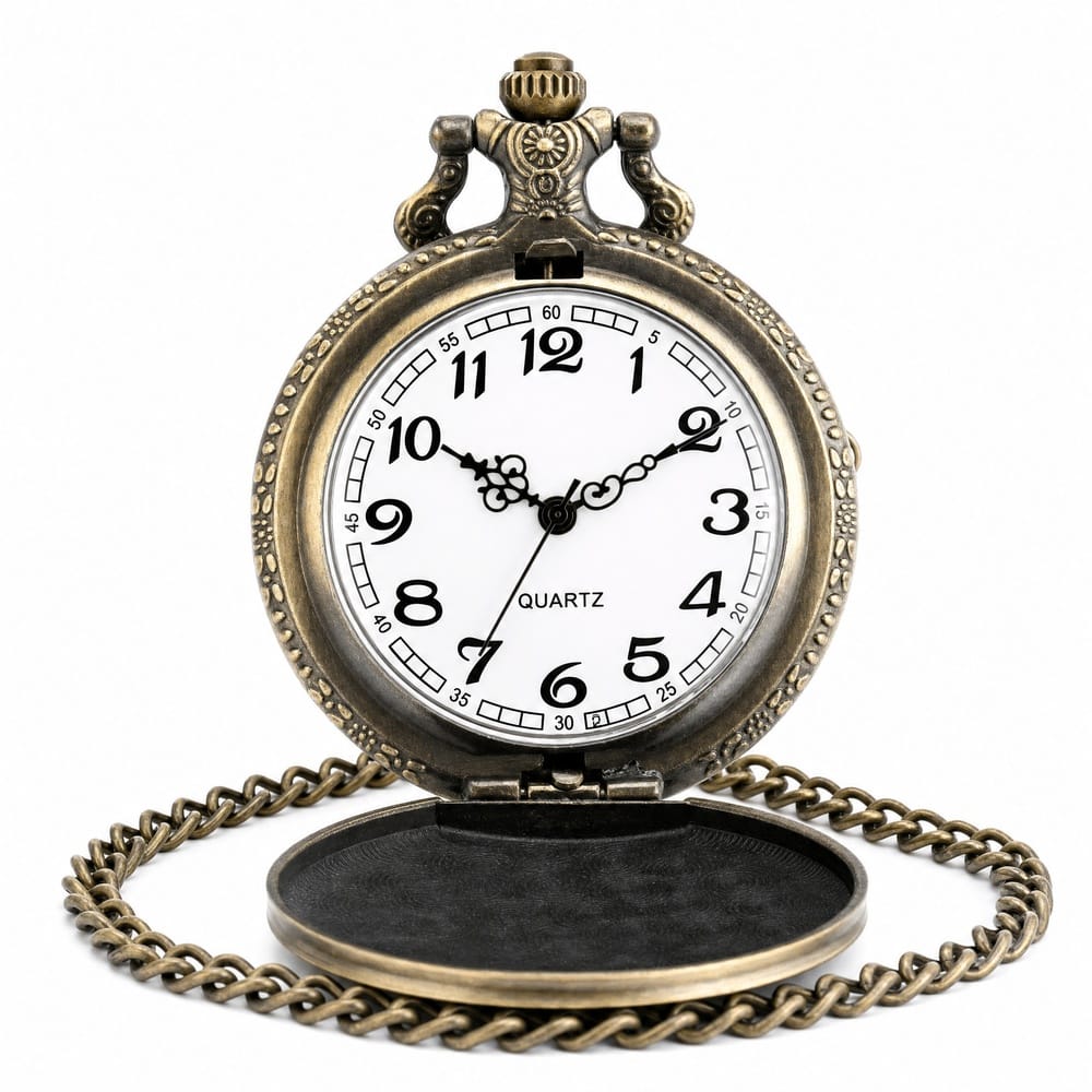 Royal Opera Pocket Watch Open Face Quartz