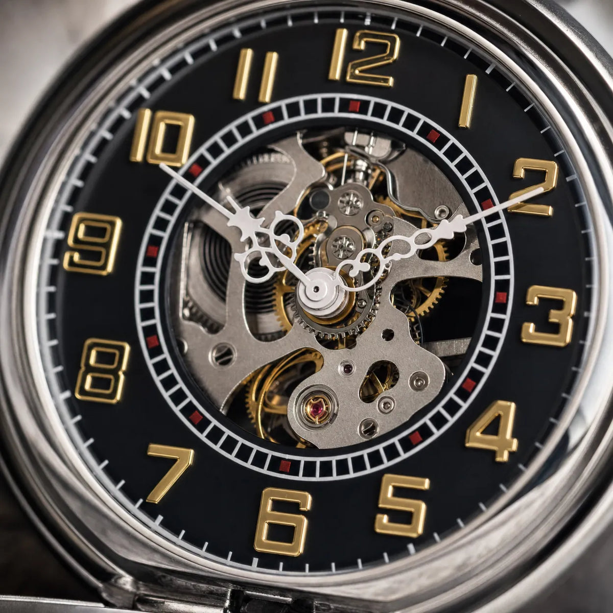 Royal Opera Pocket Watch Open Face Skeleton