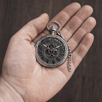 Royal Opera Pocket Watch Open Face Skeleton Dial