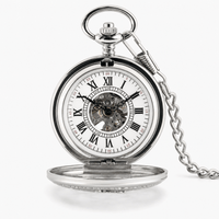 Royal Opera Pocket Watch Open Face Skeleton Dial