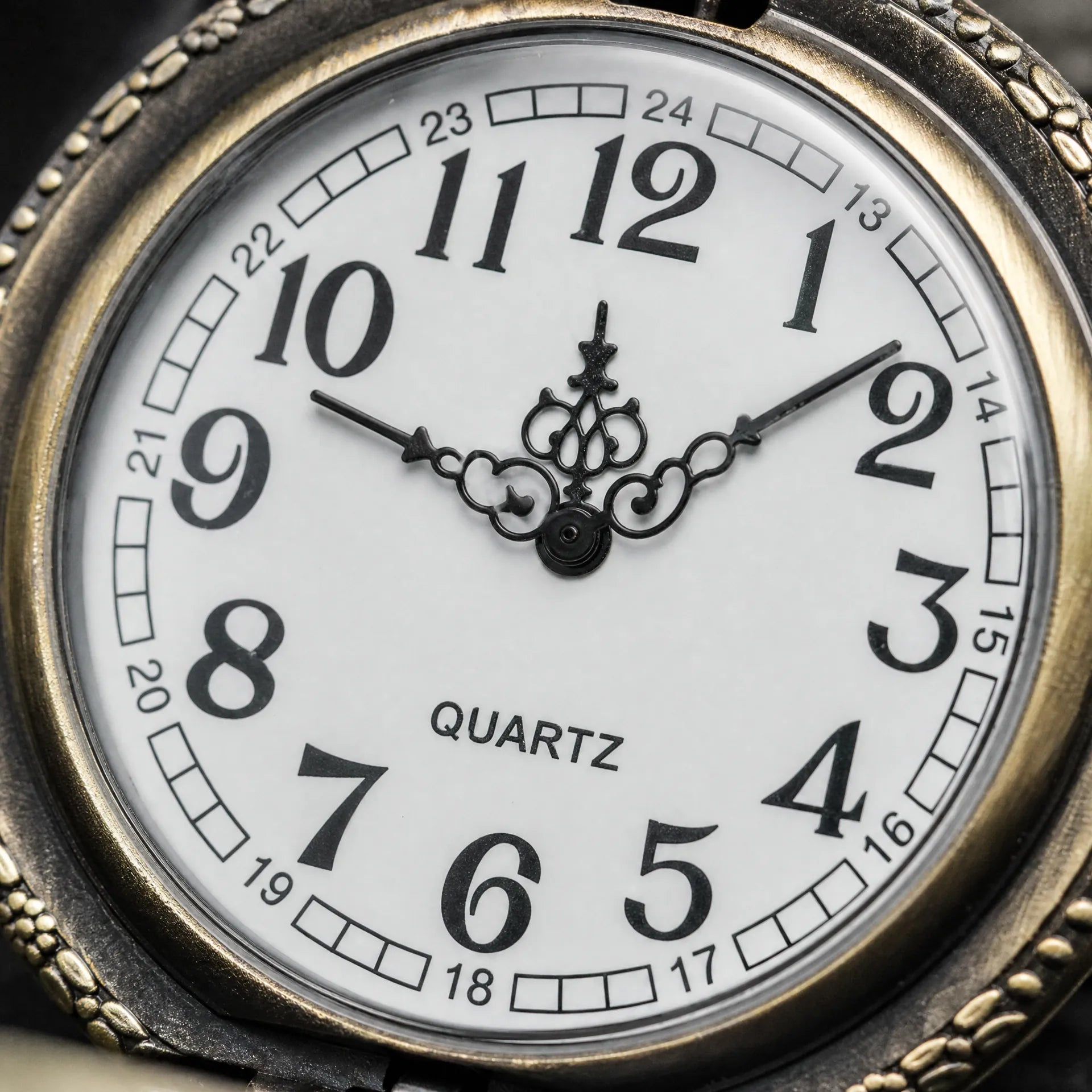 Royal Opera Pocket Watch Roman Numerals Chain