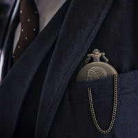 Royal Opera Pocket Watch Roman Numerals Chain