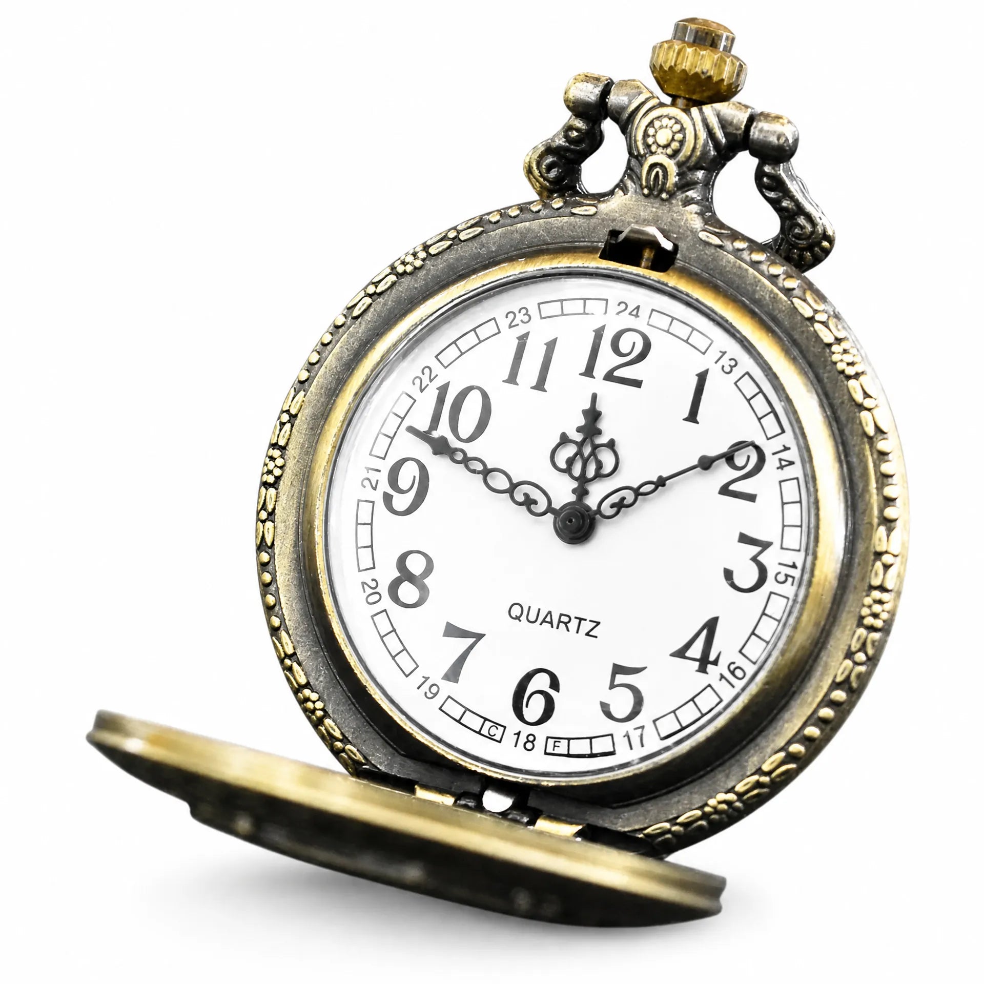Royal Opera Pocket Watch Roman Numerals Chain