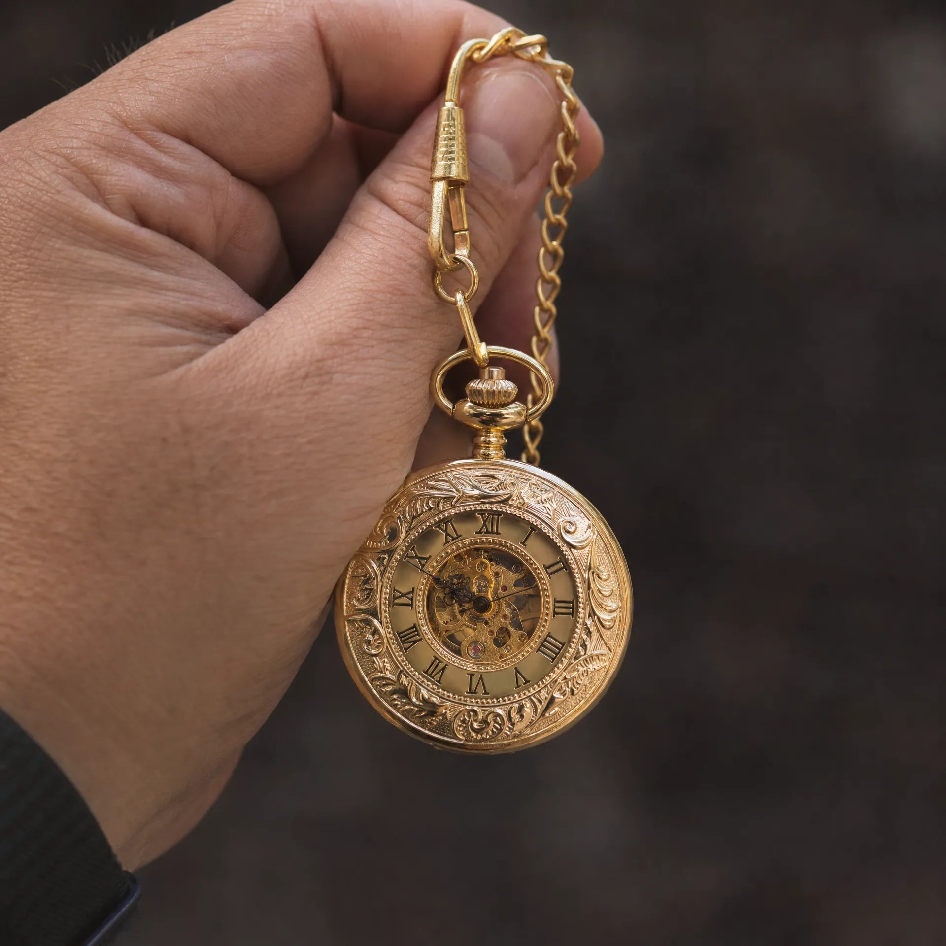 Royal Opera Pocket Watch Skeleton For Men