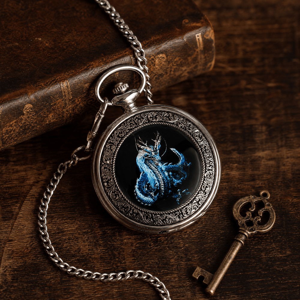 Royal Opera Pocket Watch Skeleton Mechanical Open