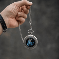 Royal Opera Pocket Watch Skeleton Mechanical Open