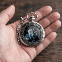 Royal Opera Pocket Watch Skeleton Mechanical Open