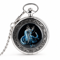 Royal Opera Pocket Watch Skeleton Mechanical Open