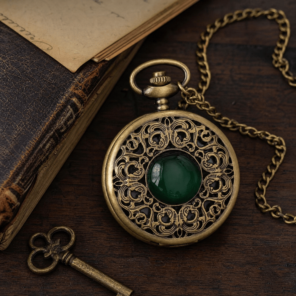 Royal Opera Pocket Watch Skeleton Roman Numerals