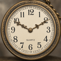 Royal Opera Pocket Watch Skeleton Roman Numerals
